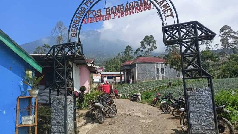 jalur pendakian gunung slamet