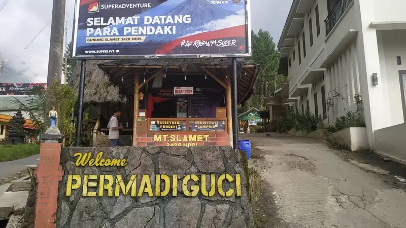 jalur pendakian gunung slamet